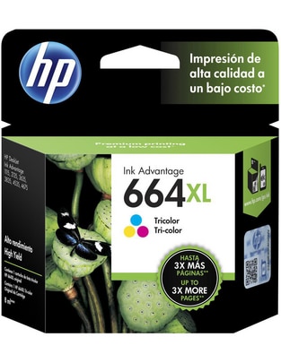 Cartucho de Tinta 664XL Tricolor Original 1