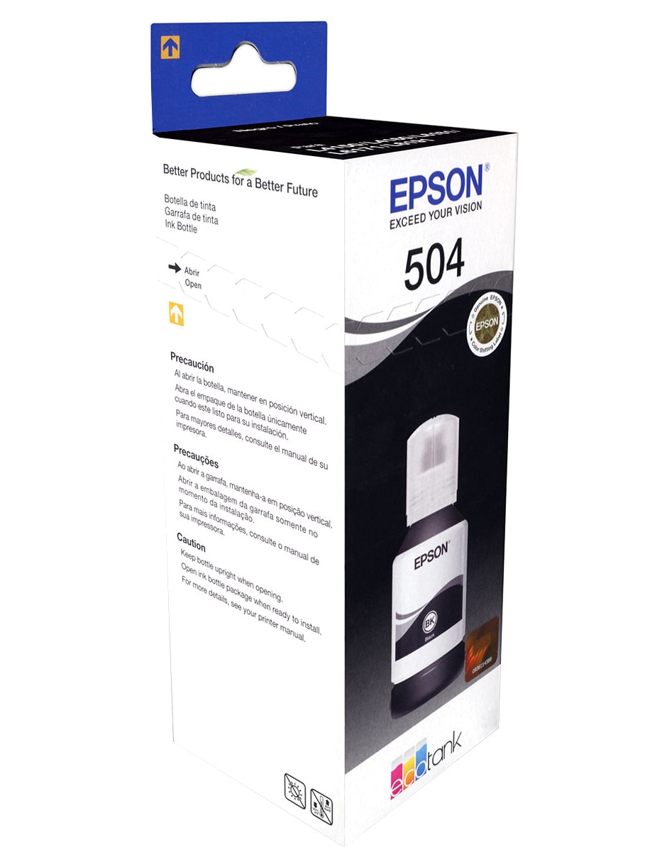 Botella de Tinta 504 negra
