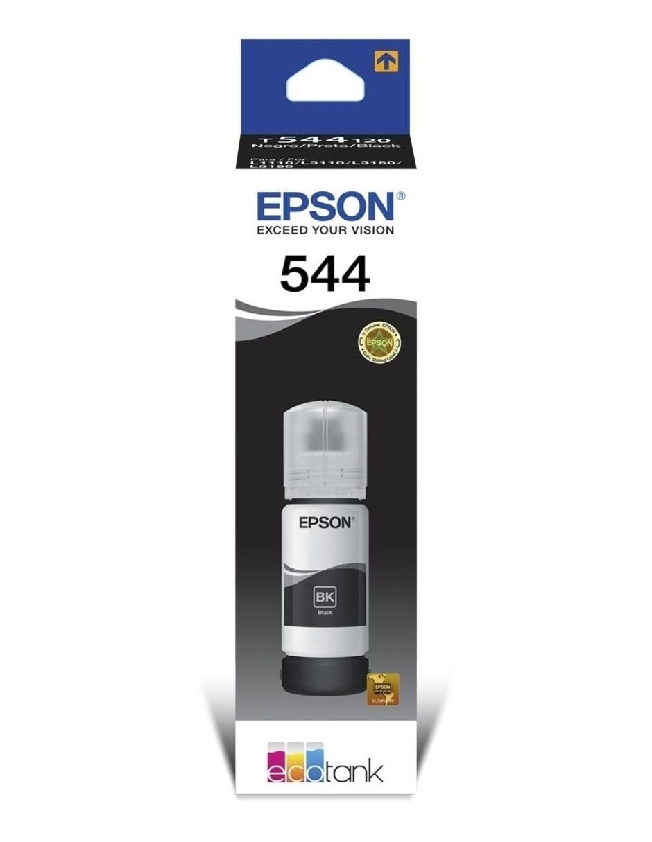 Botella de Tinta Epson 544 negra
