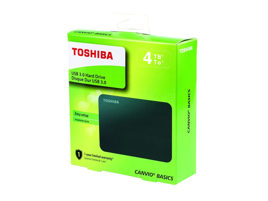 Disco duro externo Toshiba capacidad 4 TB