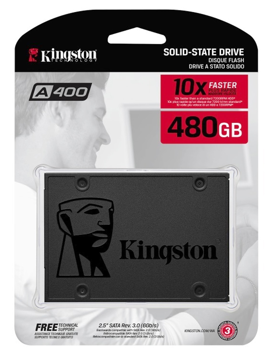 SSD Kingston Sa400S37 480G 2.5 Sata