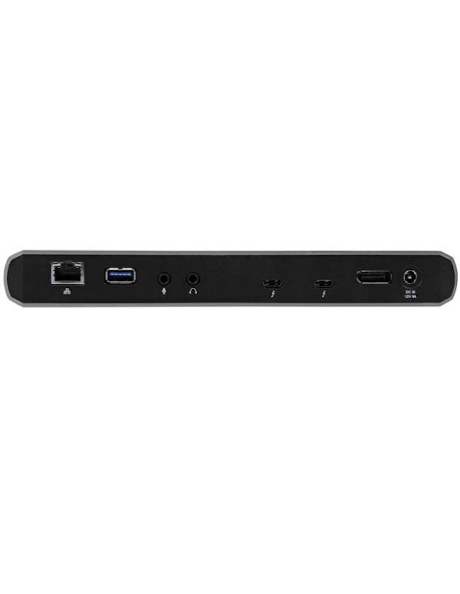 Docking Station Thunderbolt 3 con Salidas Dobles de Video 4K para Laptops Replicador de Puertos 5K Startech.com