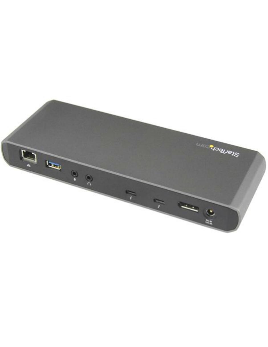 Docking Station Thunderbolt 3 con Salidas Dobles de Video 4K para Laptops Replicador de Puertos 5K Startech.com
