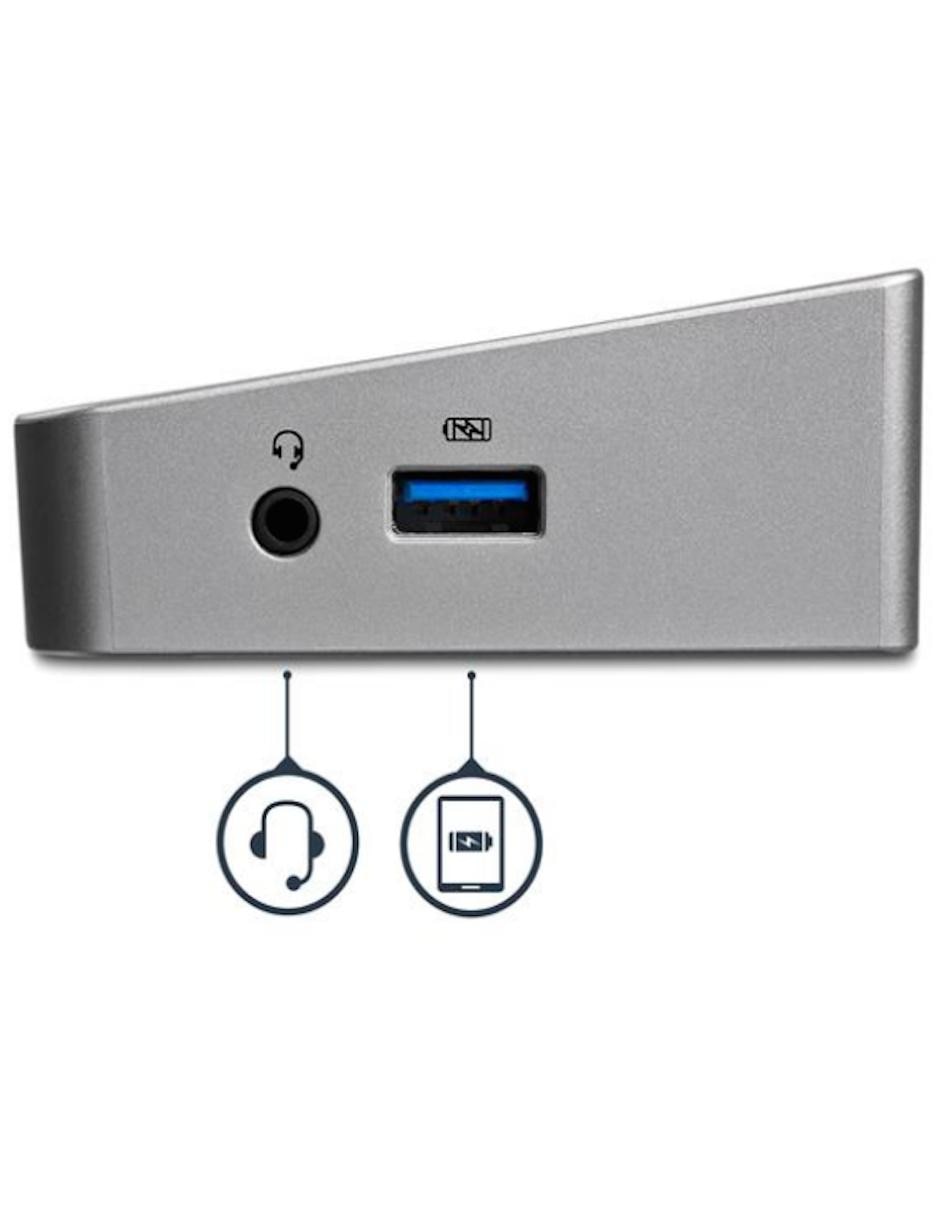 Docking Station USB 3.0 para Tres Pantallas 1x HDMI 2x DisplayPort Startech.com