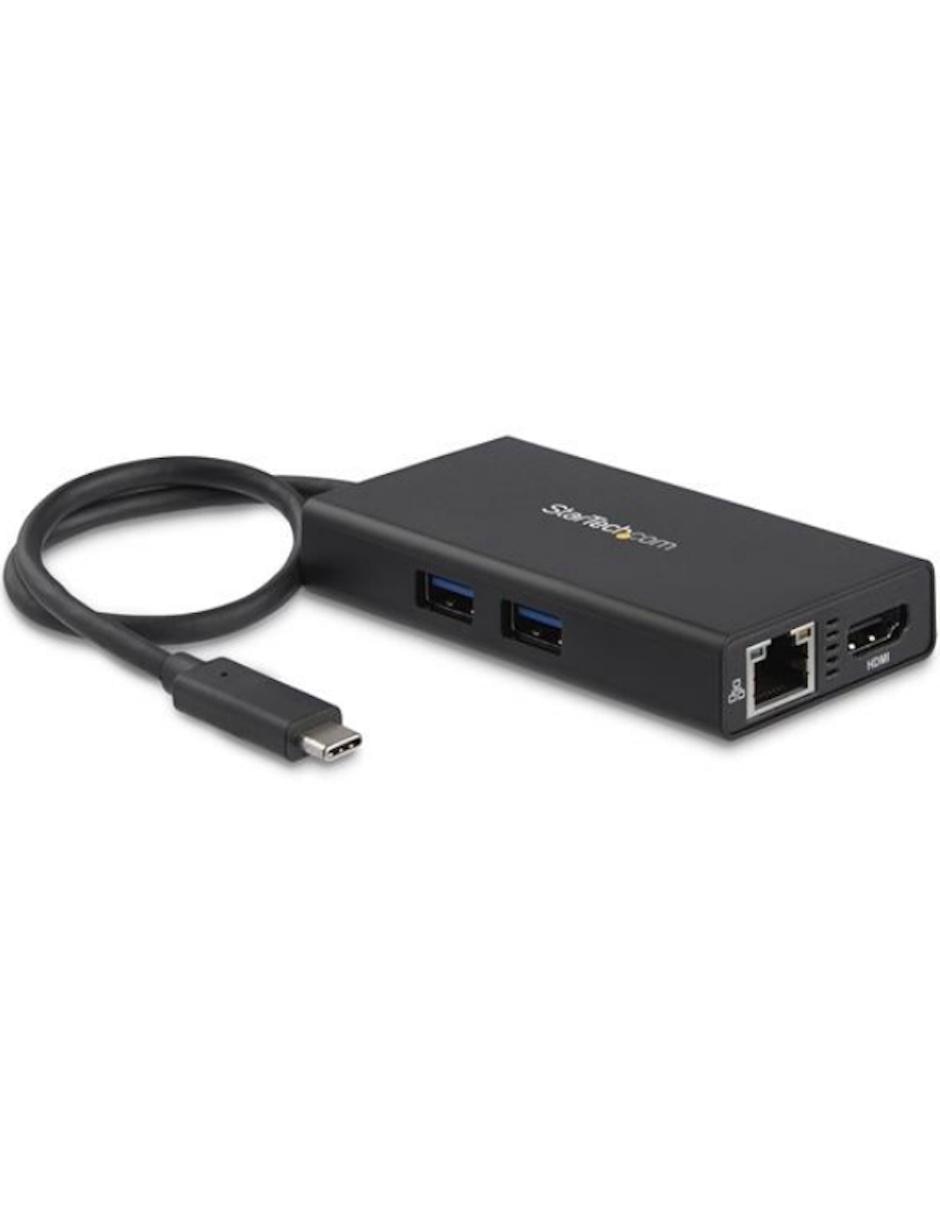 Adaptador Multipuertos USB-C con HDMI de 4K 2x Puertos USB A PD de 60W negro Startech.com 1