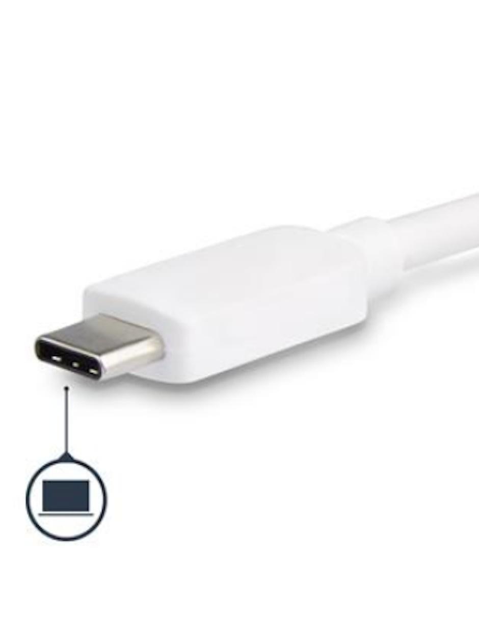 Adaptador Multipuertos USB-C para Laptops Docking Station USB Tipo C DVI GbE con Hub Concentrador USB 3.0 Startech.com 3