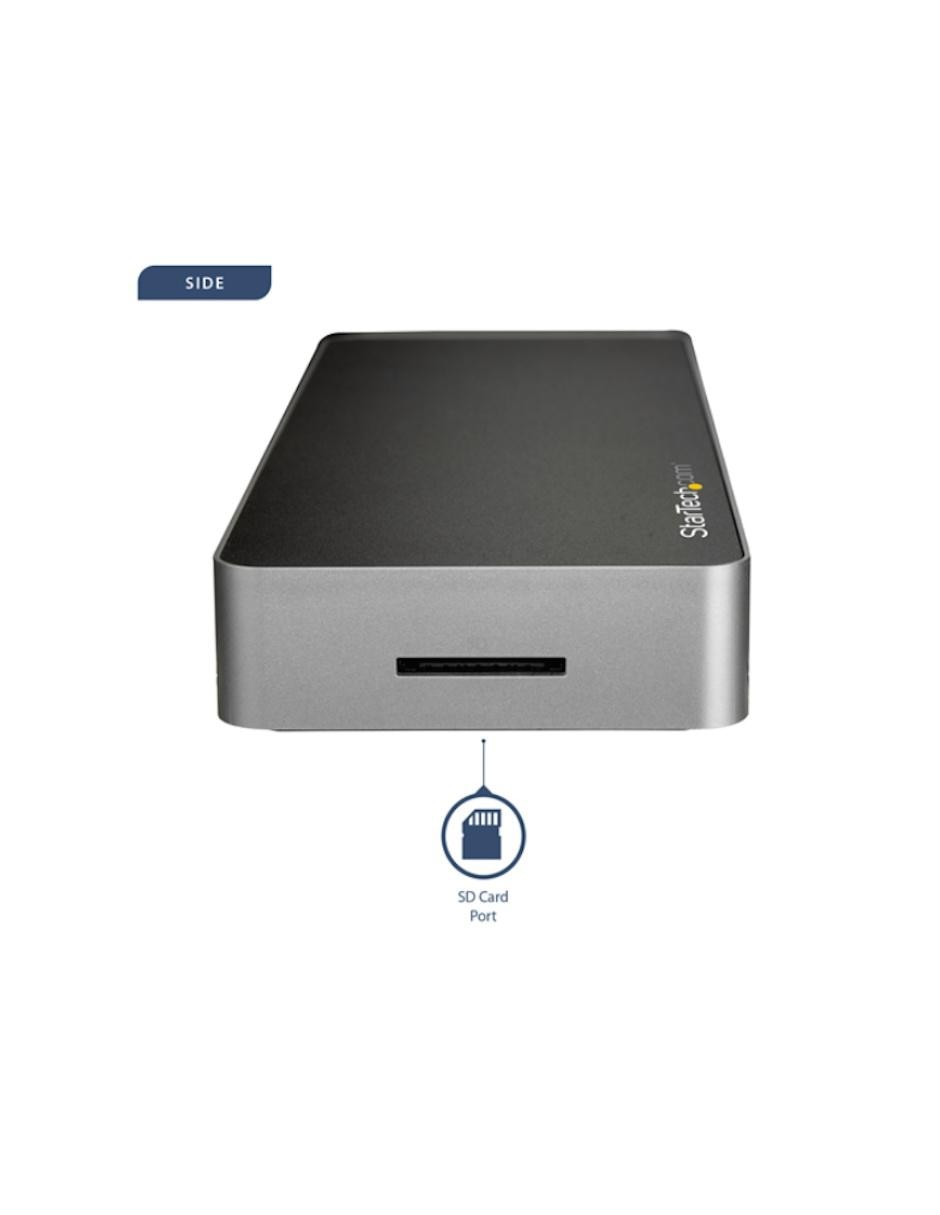 Docking Station para Laptops USB-C Replicador de Puertos USB Tipo C para 2 Pantallas 4K con PD DP y HDMI para MacBook Startech.com