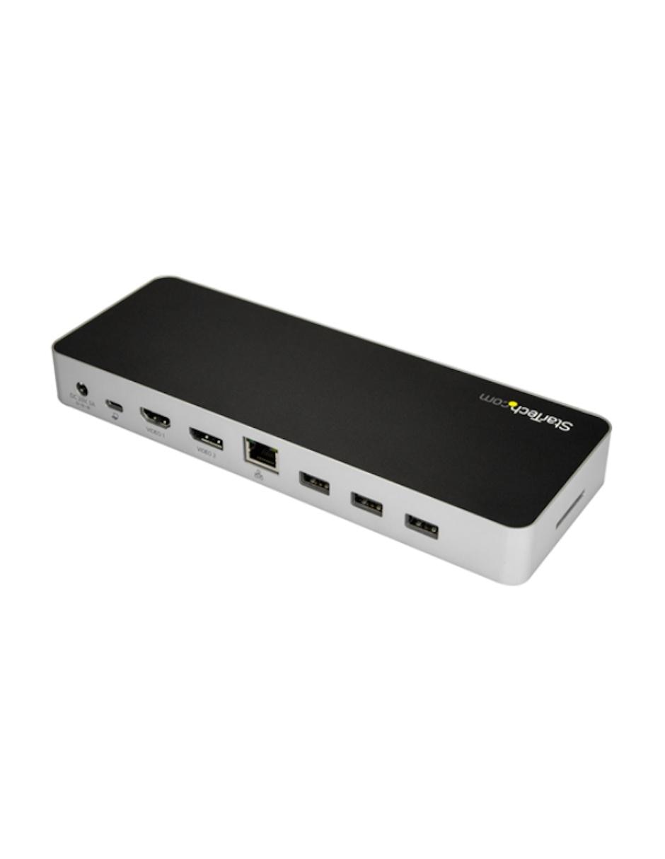 Docking Station para Laptops USB-C Replicador de Puertos USB Tipo C para 2 Pantallas 4K con PD DP y HDMI para MacBook Startech.com