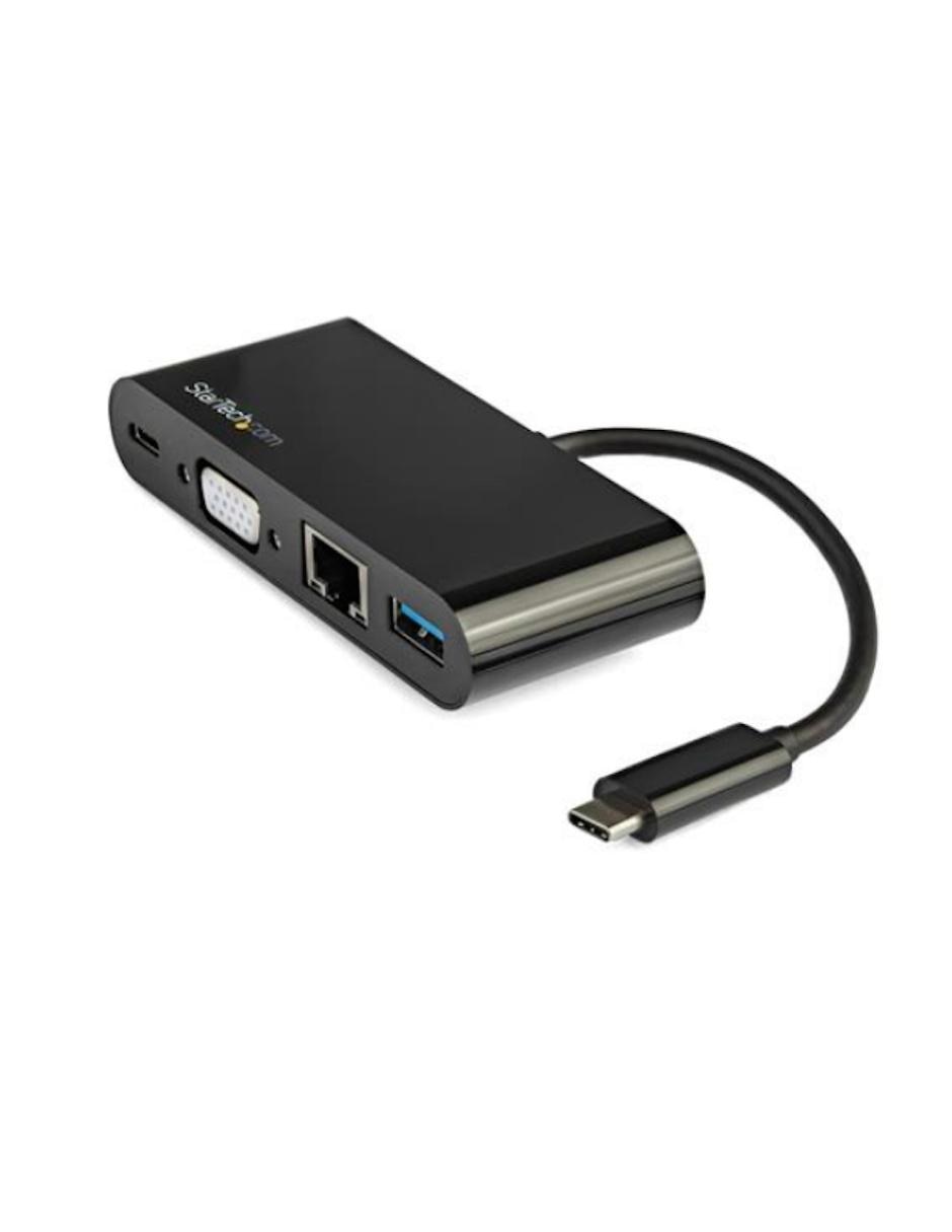 Replicador de Puertos USB-C para Laptops Docking Station USB Tipo C VGA GbE con Puerto USB 3.0 Win Mac Chrome Startech.com 1