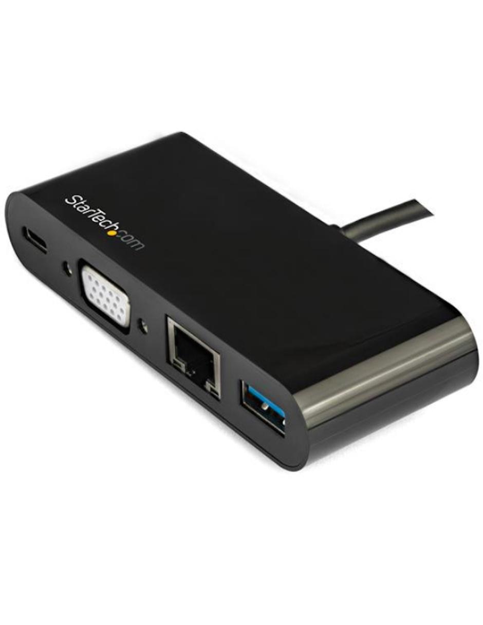 Replicador de Puertos USB-C para Laptops Docking Station USB Tipo C VGA GbE con Puerto USB 3.0 Win Mac Chrome Startech.com