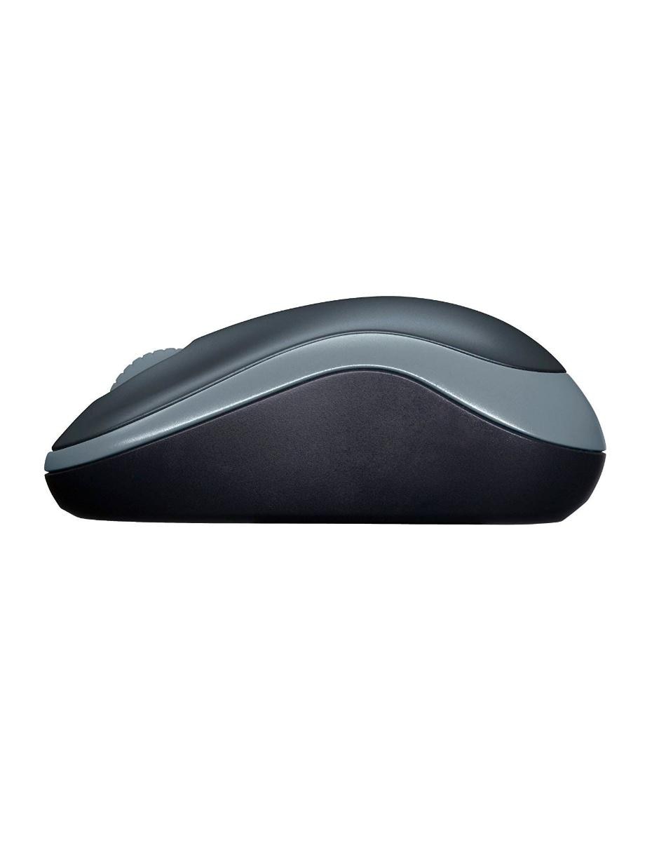 Mouse Logitech M185 Óptico negro Inalámbrico