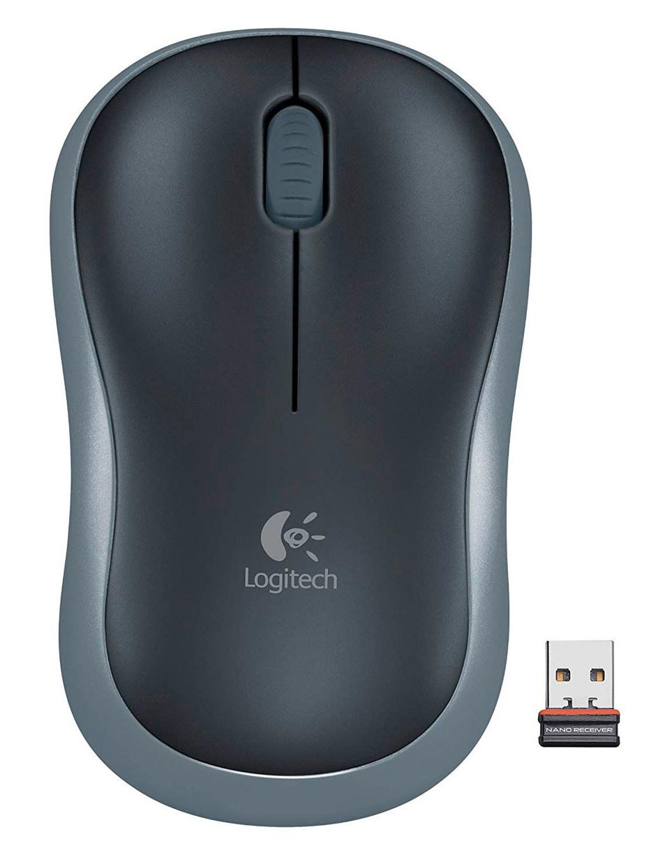 Mouse M185 Óptico negro Inalámbrico