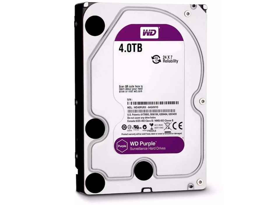 Disco Duro Western Digital 4 TB Nuevo 3.5 Purple Sata