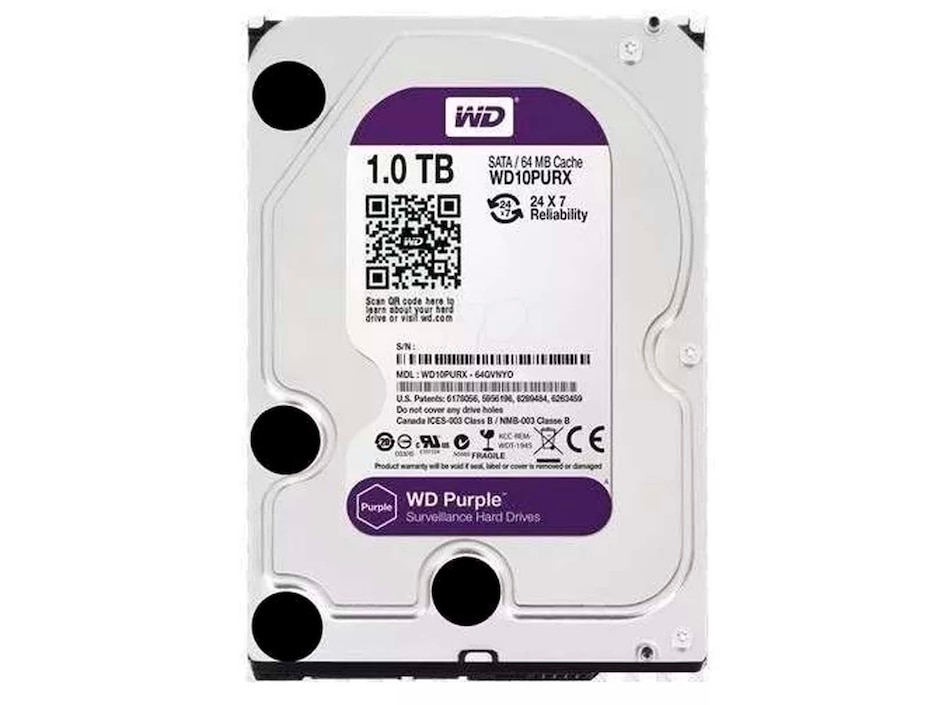 Disco Duro Western Digital 1 TB Nuevo 3.5 Sata Purple