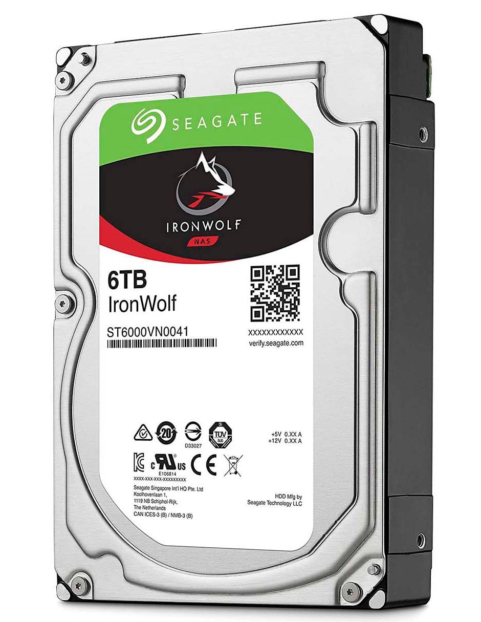 Disco Duro Seagate 6 TB Nuevo Ironwolf (Nas) 3.5 Sata3 5900Rpm St6000Vn0041