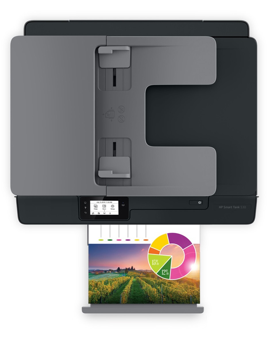 Multifuncional Hp Smart Tank 530 (4SB24A) de tinta continua alámbrica a color