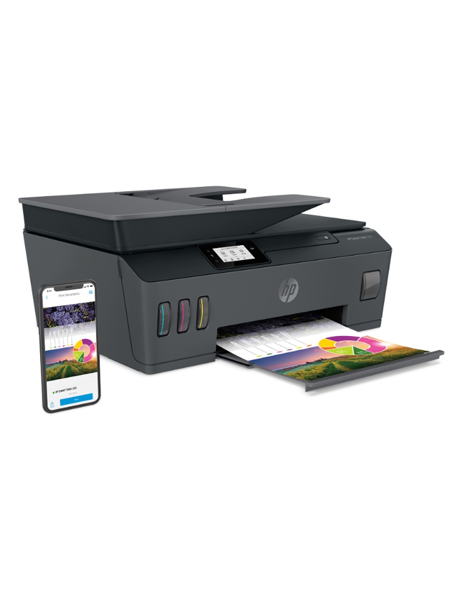 Multifuncional Hp Smart Tank 530 (4SB24A) de tinta continua alámbrica a color
