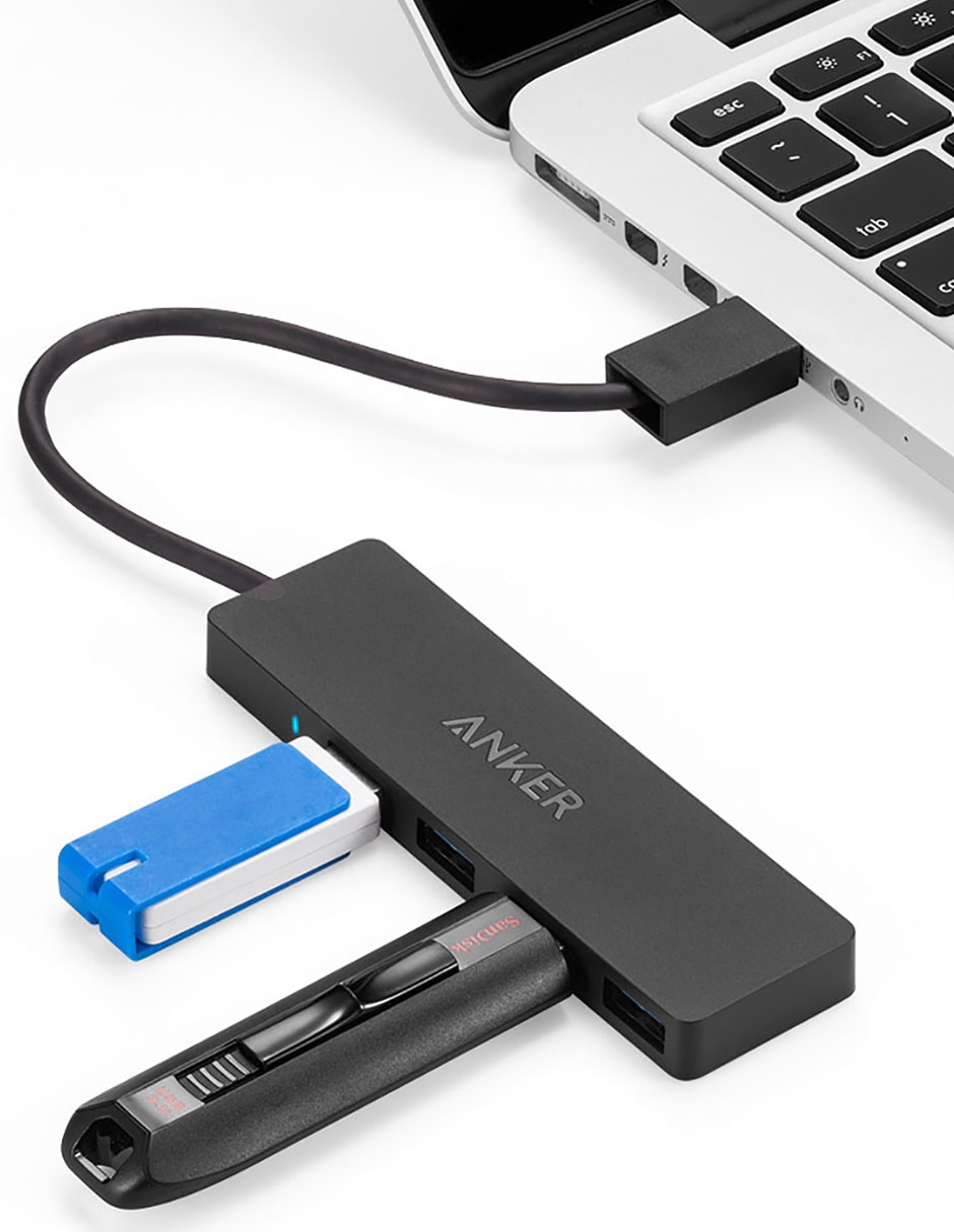 Adaptador Hub Slim 4 Puertos USB 3.0 Adaptador Hub Slim 4 Puertos USB 3.0