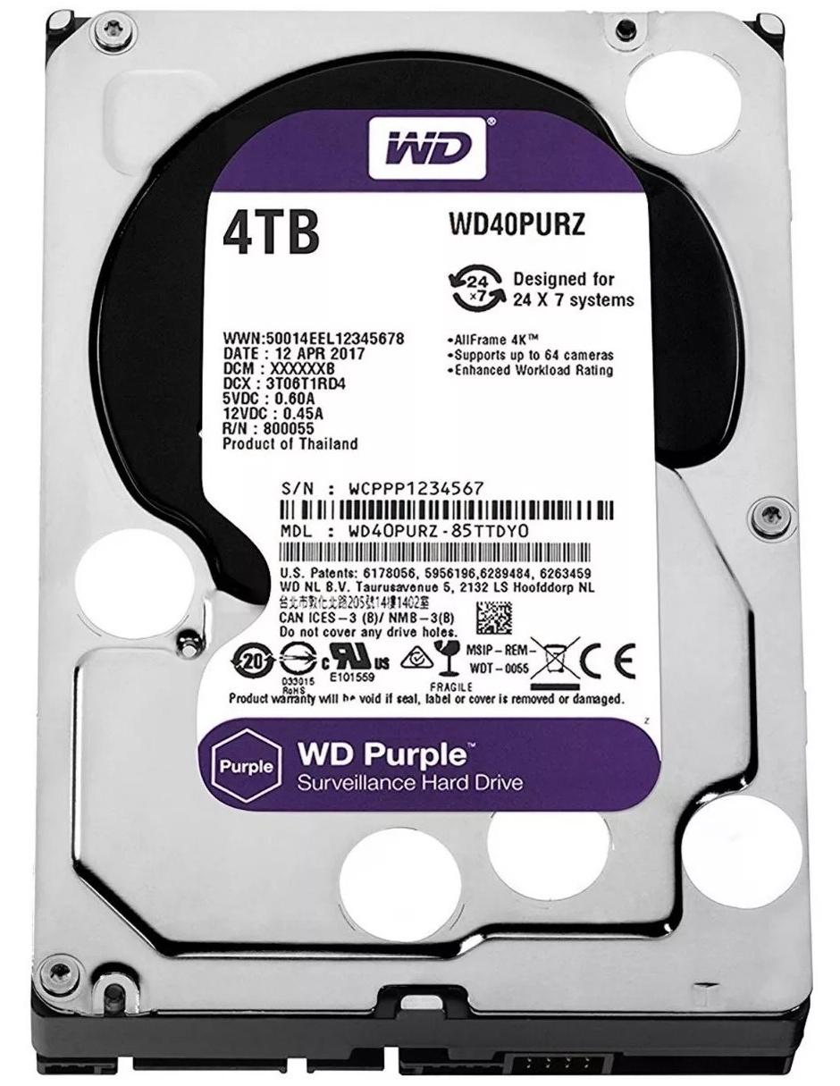 Disco duro externo Western Digital capacidad 4 TB