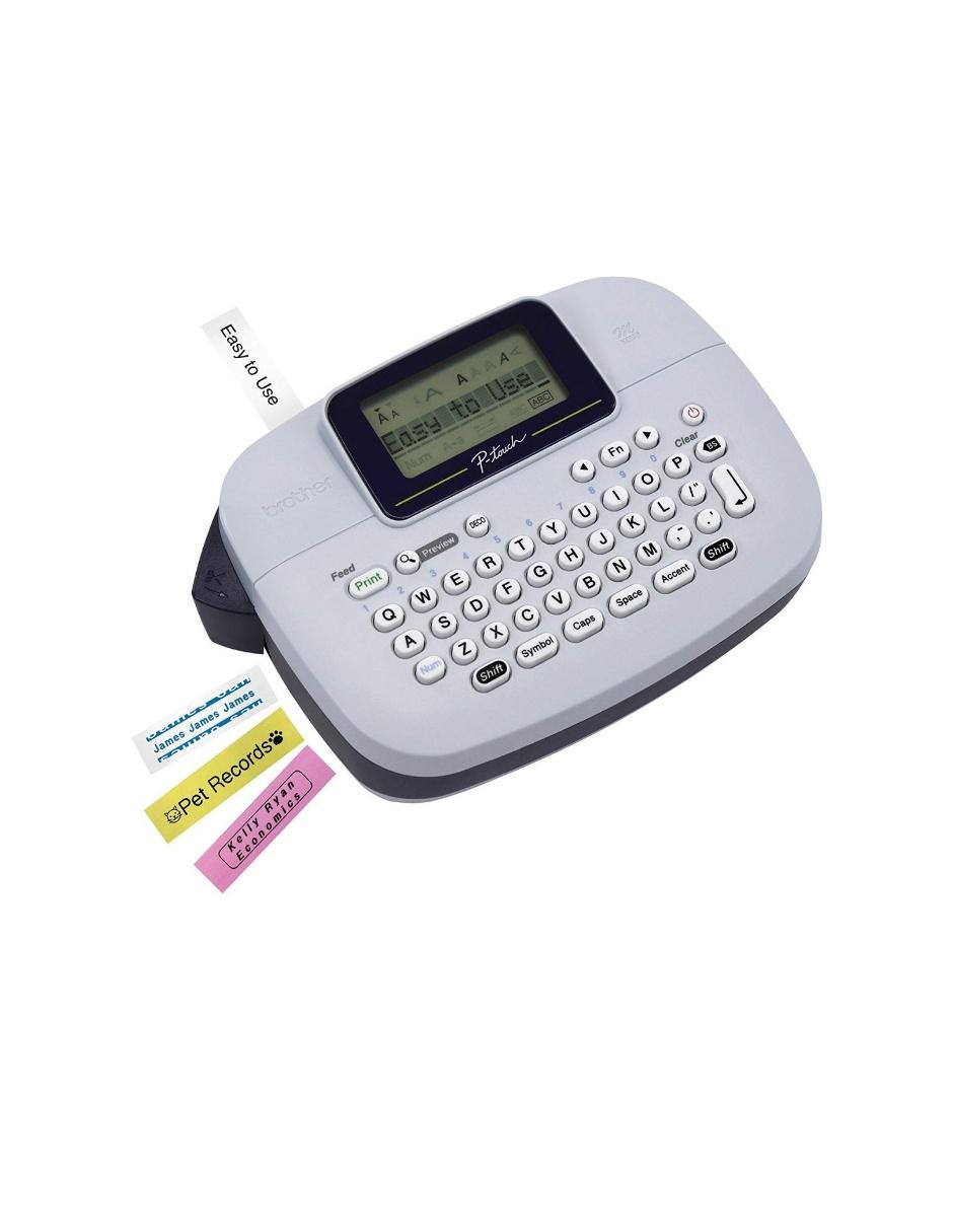 Impresora Brother PT-M95 de Transferencia térmica alámbrica e inalámbrica a color