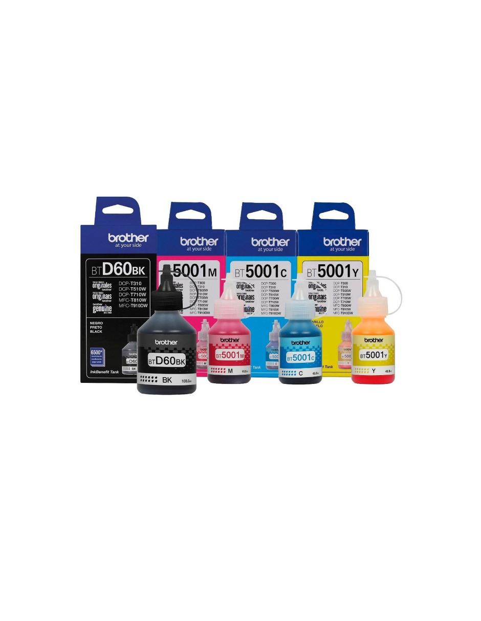 Set de 4 Tintas Brother DCP-T310 DCP-T510W DCP-T710W MFC-T910DW