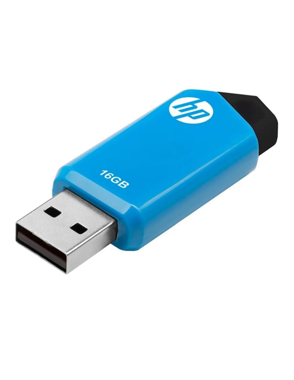 Imagen de producto Memoria USB 16GB HP V150W 2.0 Retratil azul HPFD150W-16