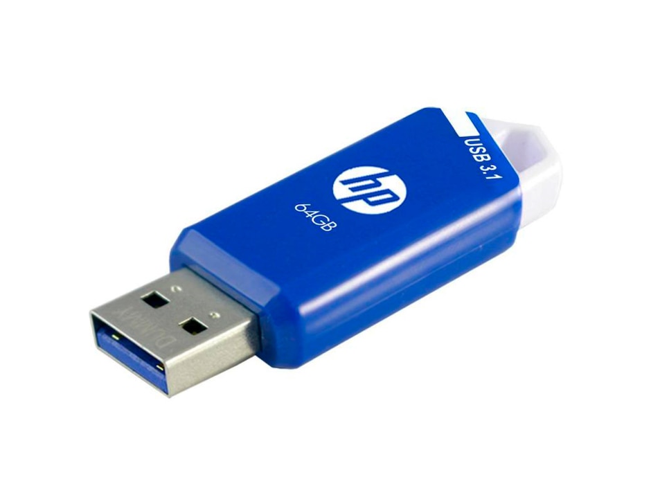 Memoria USB HP X755W 64GB 3.0 azul HPFD755W-64