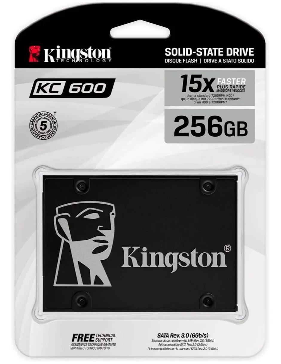 Unidad SSD Kingston capacidad 512 GB
