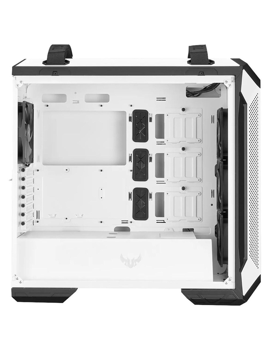 Gabinete Gamer TUF GT501 RGB Cristal Templado blanco Gabinete Gamer TUF GT501 RGB Cristal Templado blanco