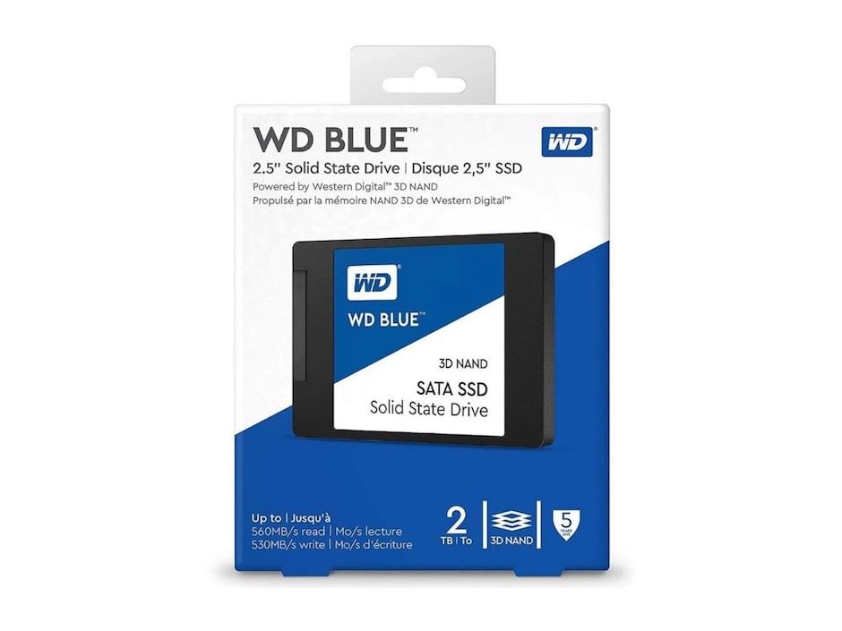 Unidad SSD Western Digital capacidad 2 TB