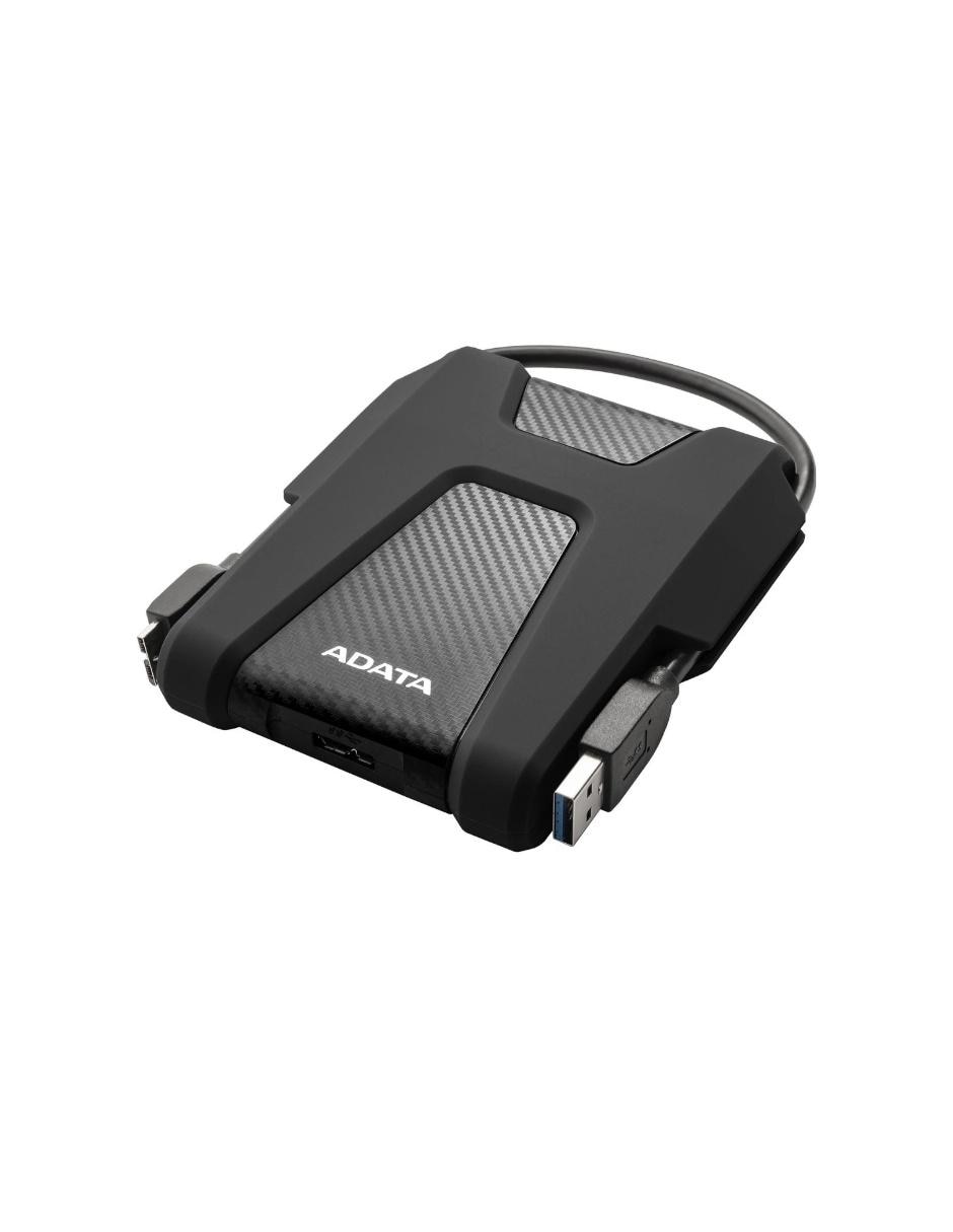 Disco Duro Externo 2TB Adata HD680 USB 3.2 Uso Rudo Portátil negro AHD680-2TU31-CBK