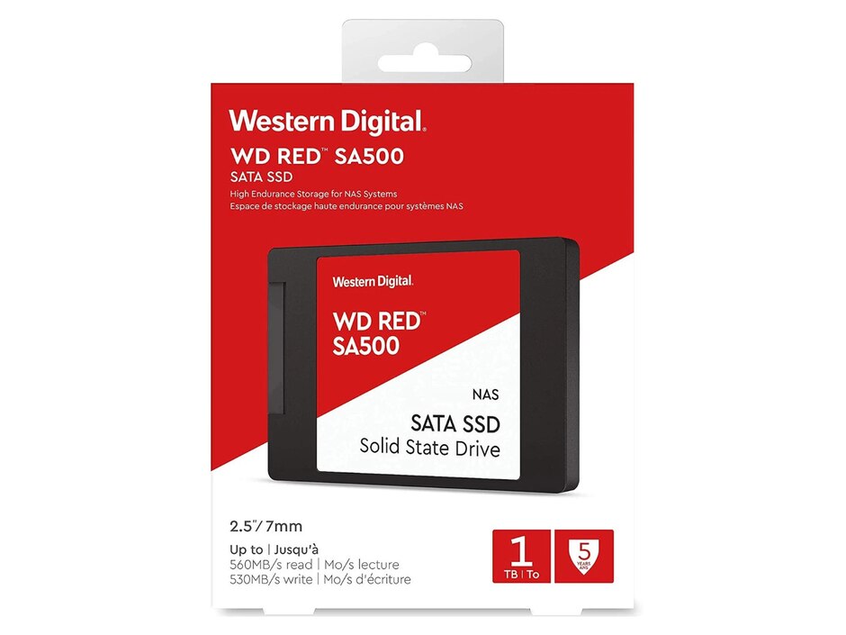 Unidad SSD Western Digital capacidad 1 TB