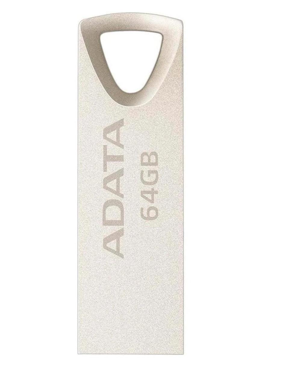 Memoria USB 64GB Adata UV210 2.0 Flash Drive metálica AUV210-64G-RGD