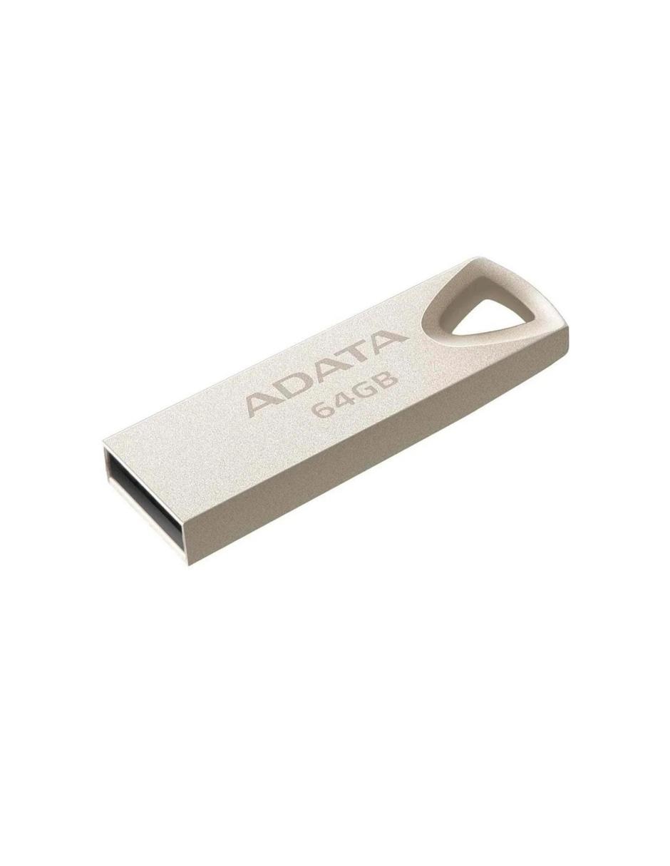 Memoria USB 64GB Adata UV210 2.0 Flash Drive metálica AUV210-64G-RGD