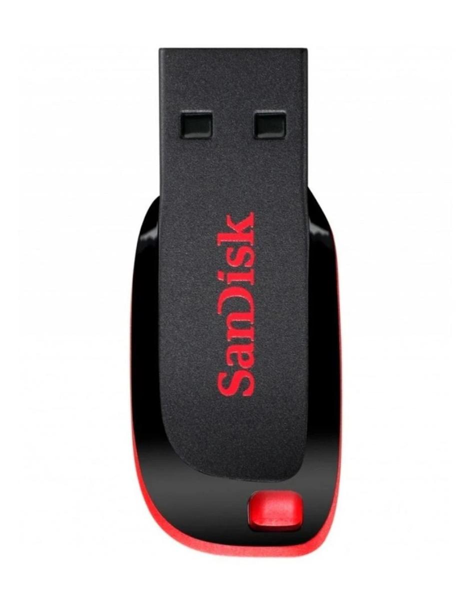 Memoria USB 64GB Cruzer Blade 2.0 SDCZ50-064G-B35 negro rojo 1