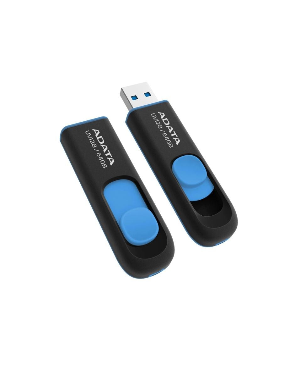 Memoria USB 64GB 3.1 UV128 Retráctil Flash Drive azul AUV128-64G-RBE 2