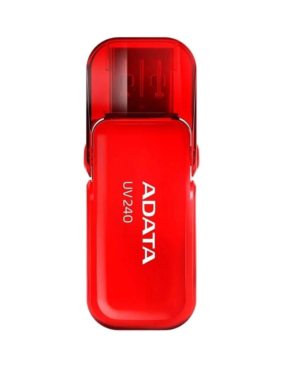 Imagen de producto Memoria USB 32GB Adata UV240 2.0 Flash Drive rojo AUV240-32G-RRD