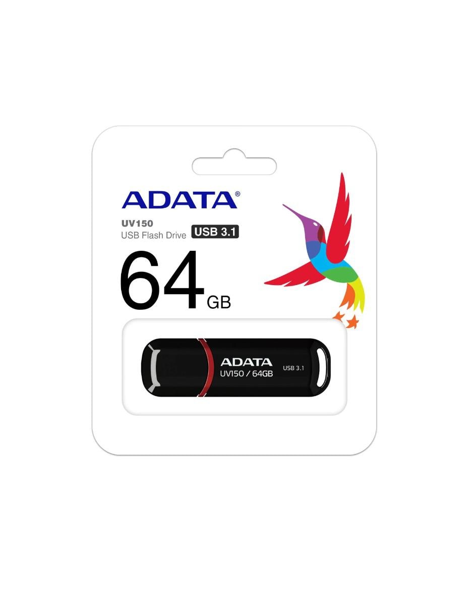 Memoria USB 64GB 3.1 UV150 Flash Drive negro AUV150-64G-RBK 2