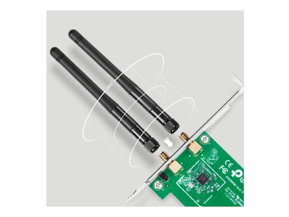 Adaptador Inalámbrico PCIe TP-Link TL-WN881ND 2.4GHz 802.11n 300Mbps