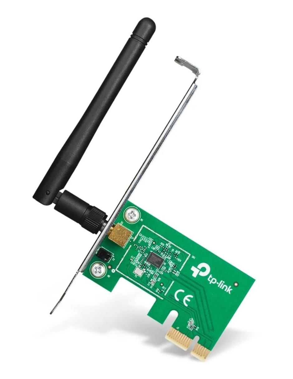 Adaptador Inalámbrico PCIe TL-WN781ND 2.4GHz 802.11n 150Mbps 1