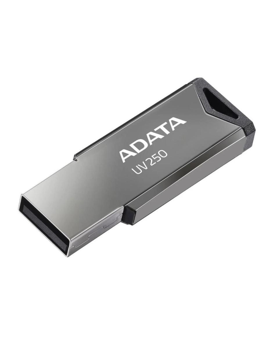 Memoria USB 32 GB Adata UV250 2.0 Flash Drive Metálica AUV250-32G-RBK