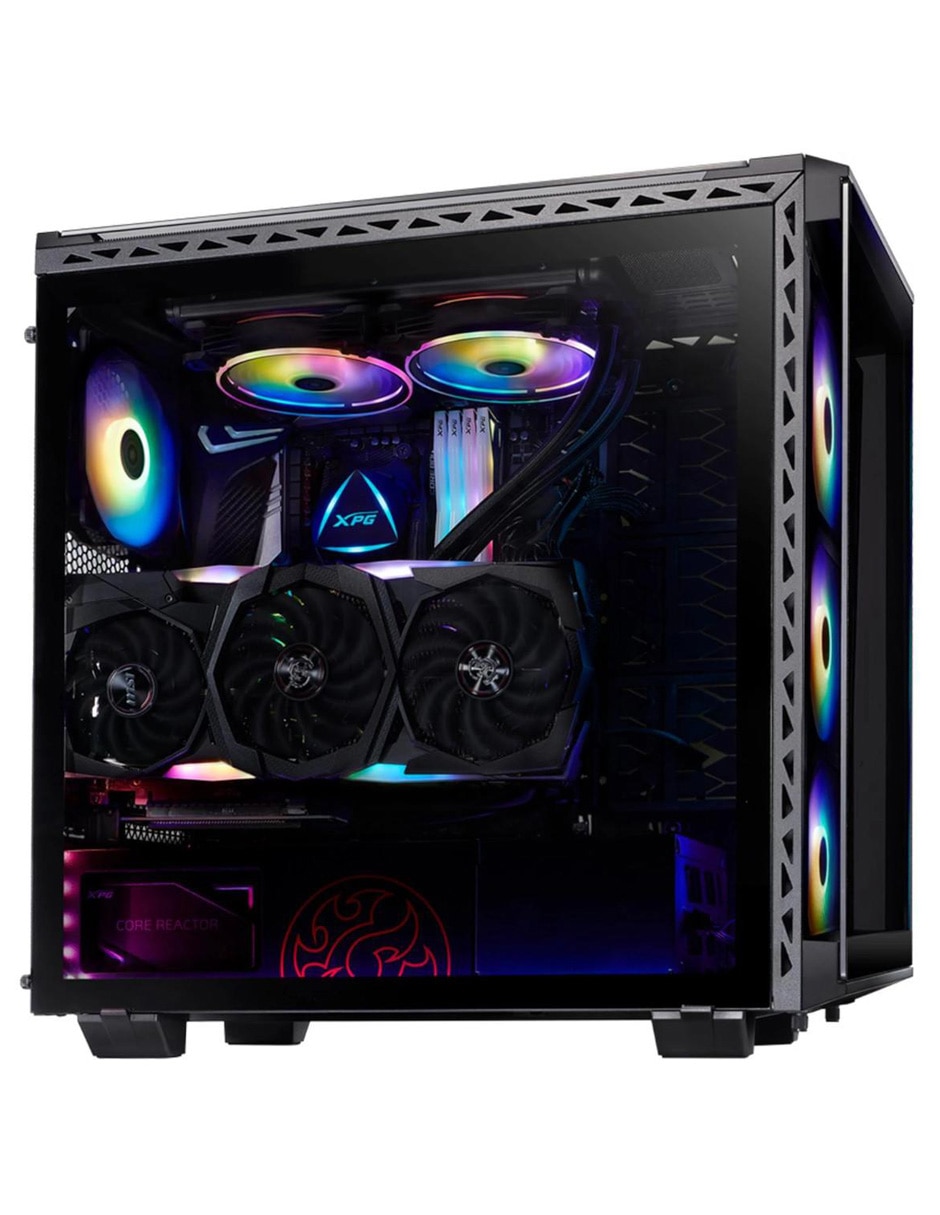 Gabinete Gamer Battlecruiser Cristal Templado ARGB negro BATTLECRUSIER-BKCWW Gabinete Gamer Battlecruiser Cristal Templado ARGB negro BATTLECRUSIER-BKCWW