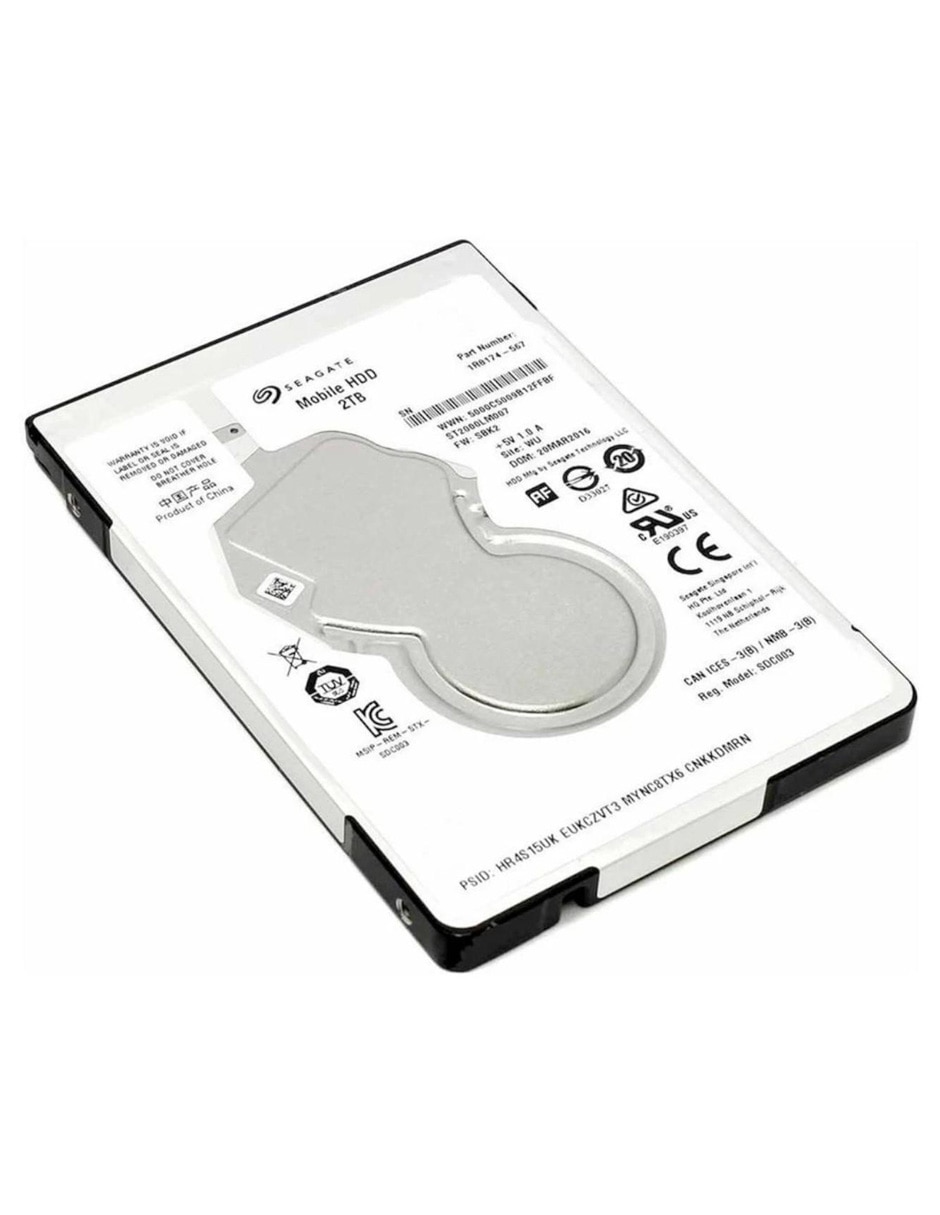 Disco Duro 2TB Laptop Seagate Mobile 5400RPM 2.5 128MB SATA ST2000LM007