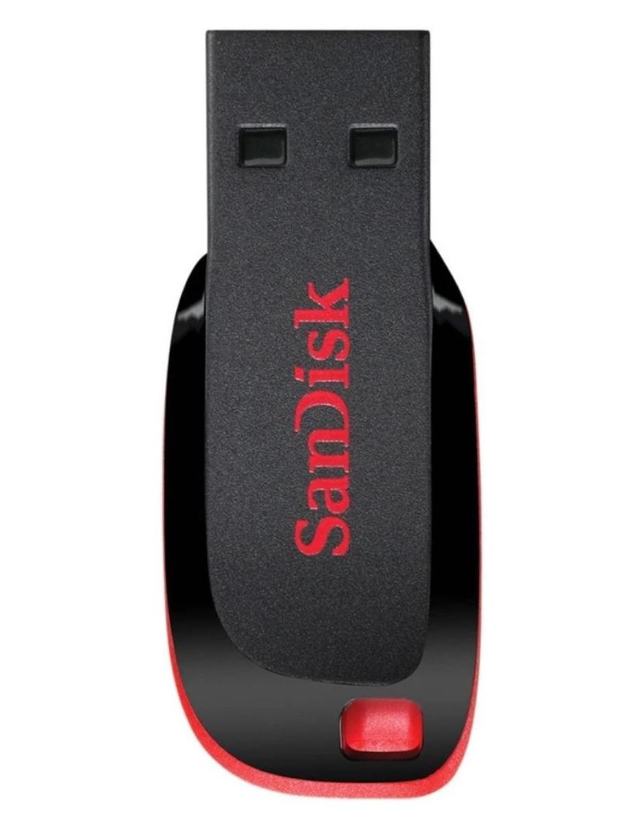 Memoria USB 16GB Cruzer Blade USB 2.0 SDCZ50-016G-B35 negro rojo 1