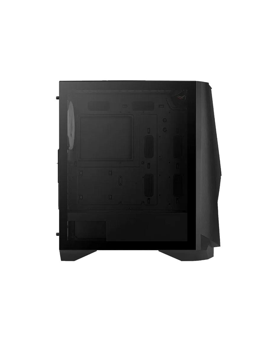 Gabinete Gamer Visor RGB Cristal Templado negro Gabinete Gamer Visor RGB Cristal Templado negro