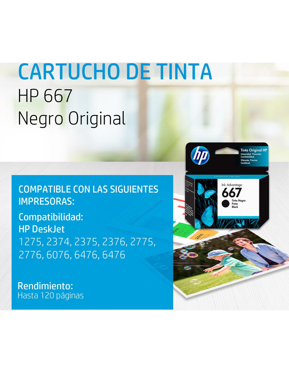 Cartucho de tinta 667 negro 2
