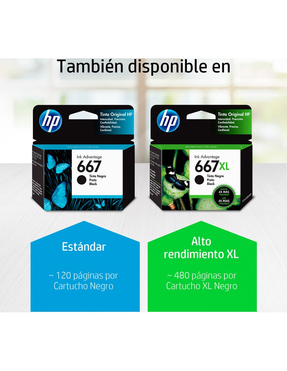 Cartucho de tinta 667 negro 3
