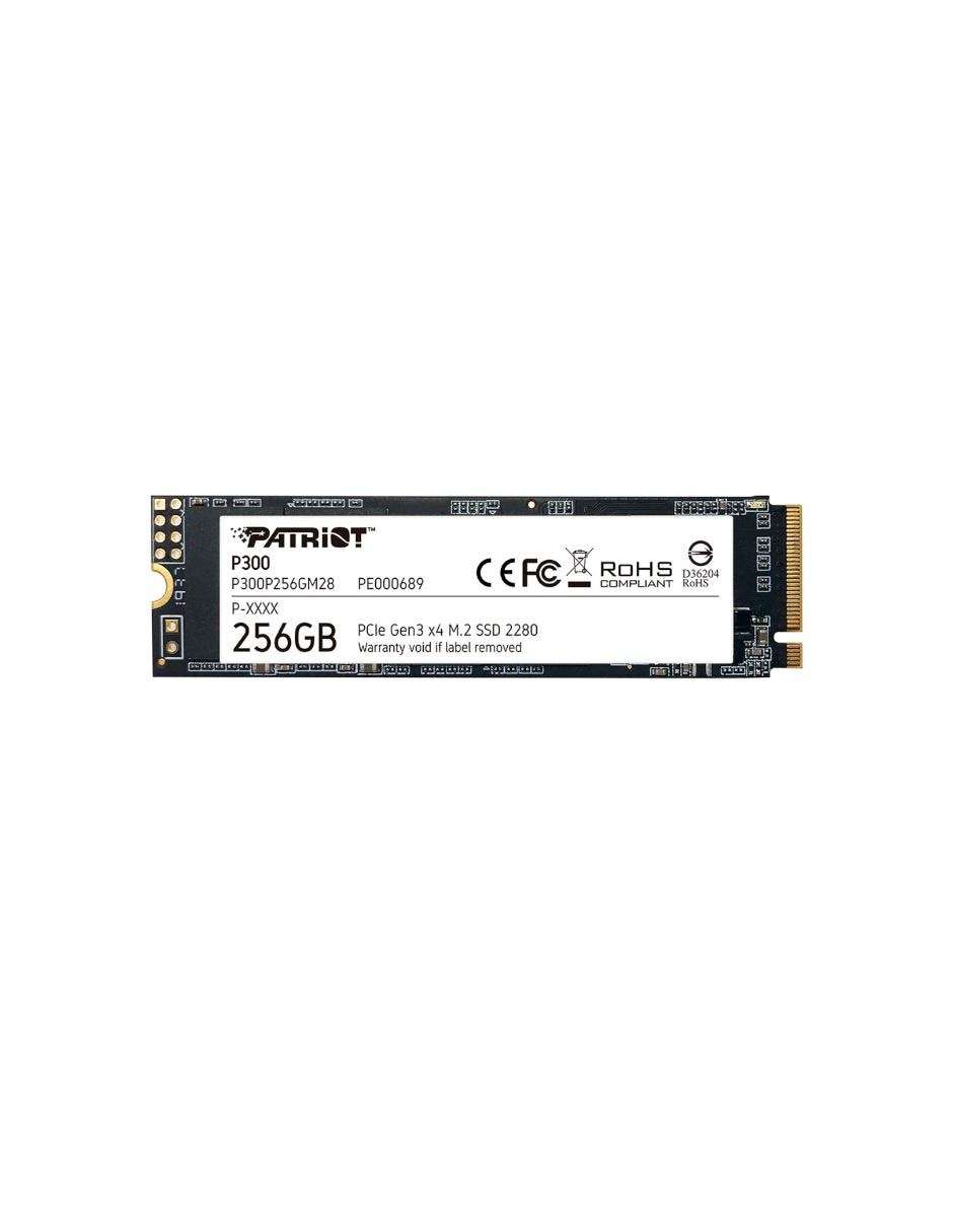 Unidad SSD Patriot capacidad 256 GB