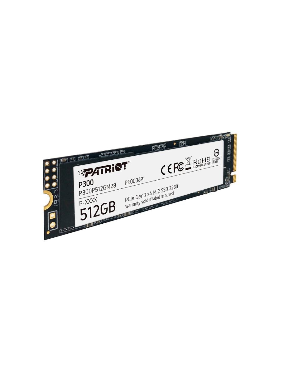 Unidad SSD Patriot capacidad 512 GB