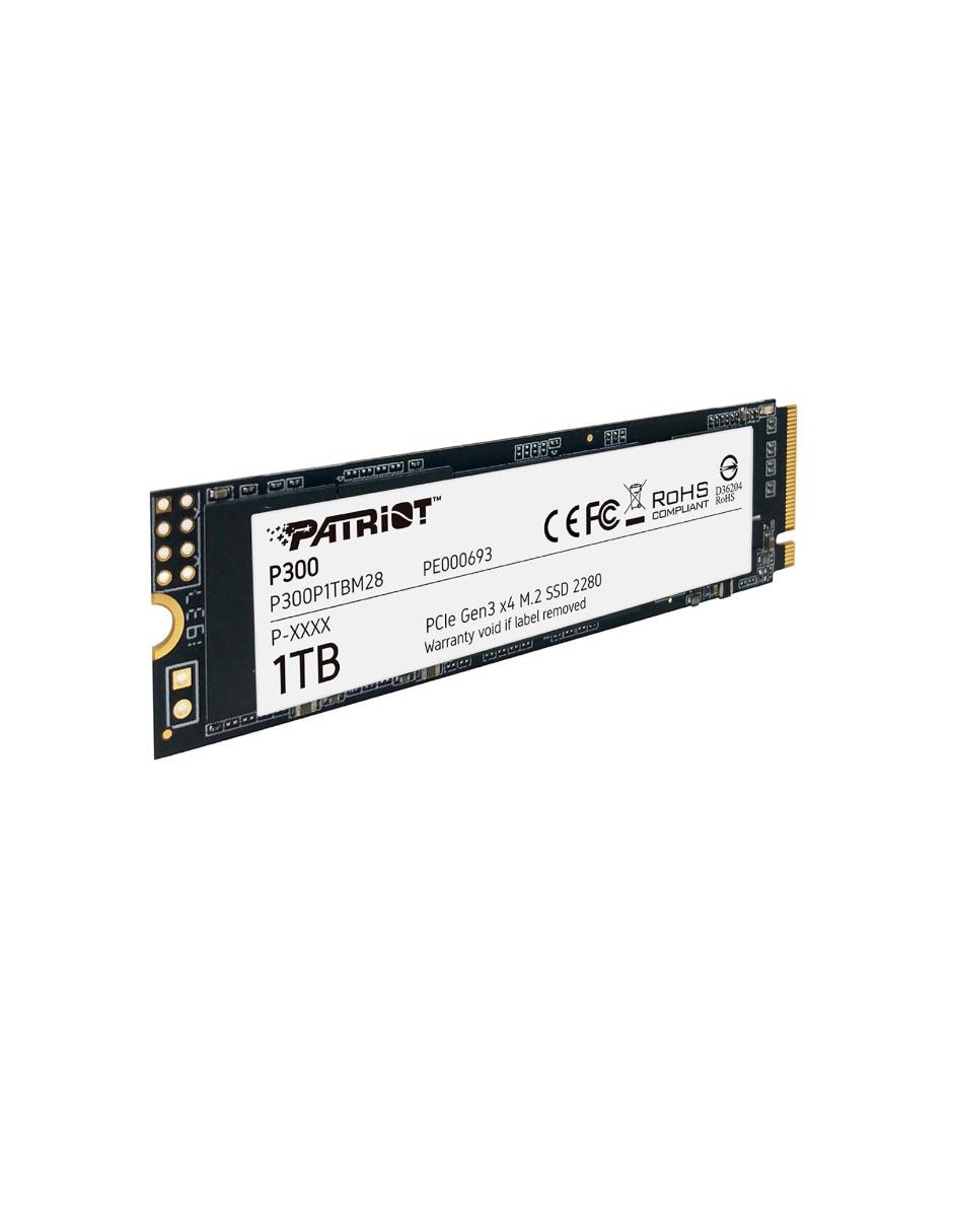 Unidad de Estado Solido SSD M.2 1TB Patriot P300 NVMe PCIe GEN3 P300P1TBM28